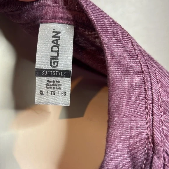 Softstyle Tee XL – Colorful Turkey Graphic Bleached Shirt - Picture 6 of 6